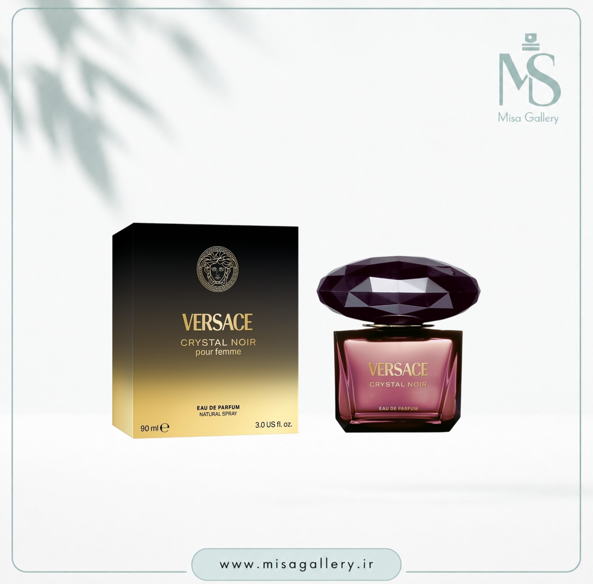 عطر ادکلن ورساچه مدل کریستال نویر ادوپرفیوم زنانه